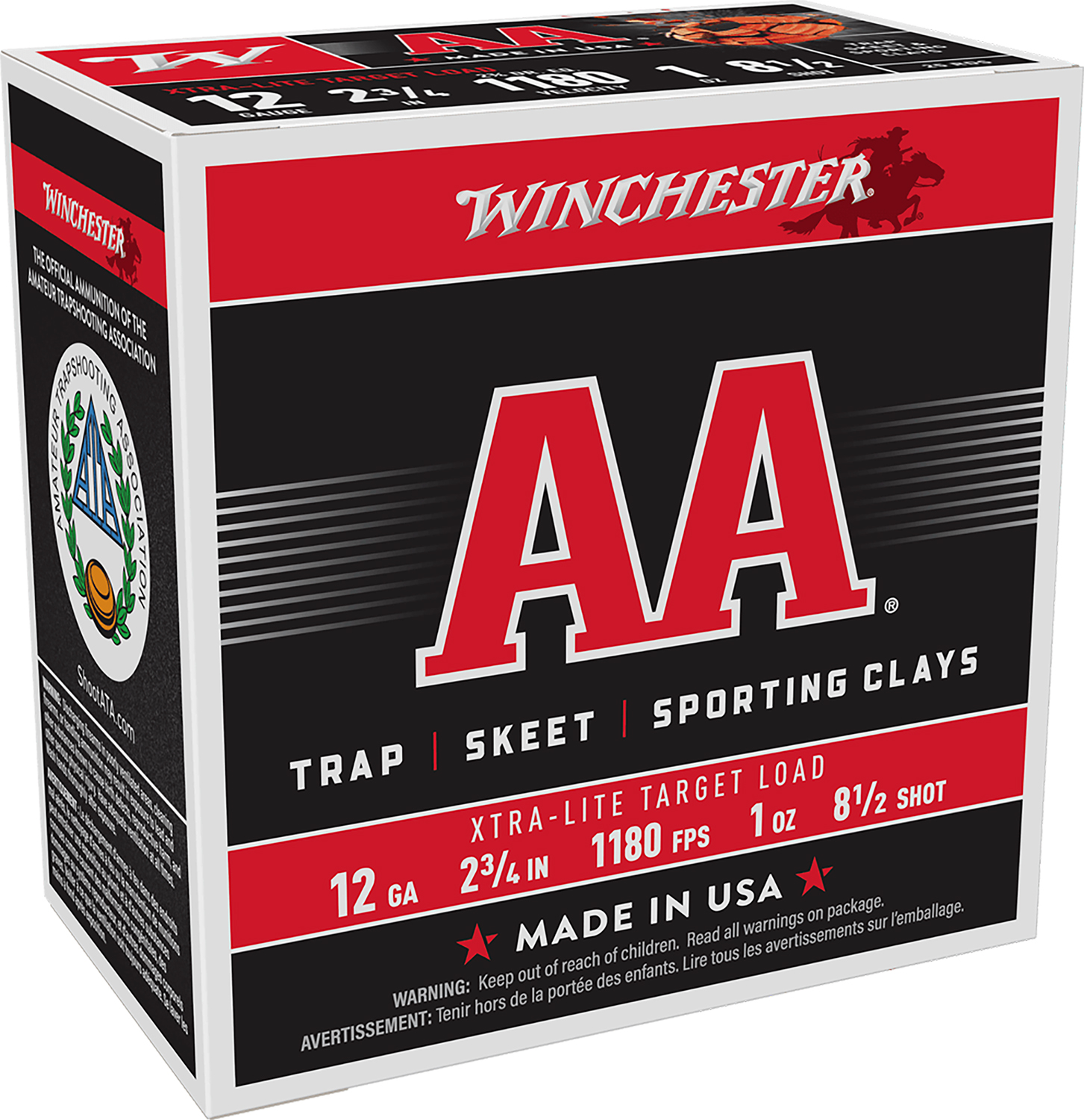 Winchester Ammo AAL1285 AA Xtra-Lite 12Gauge 2.75″ 1oz 8.5Shot 25 Per Box/10 Case