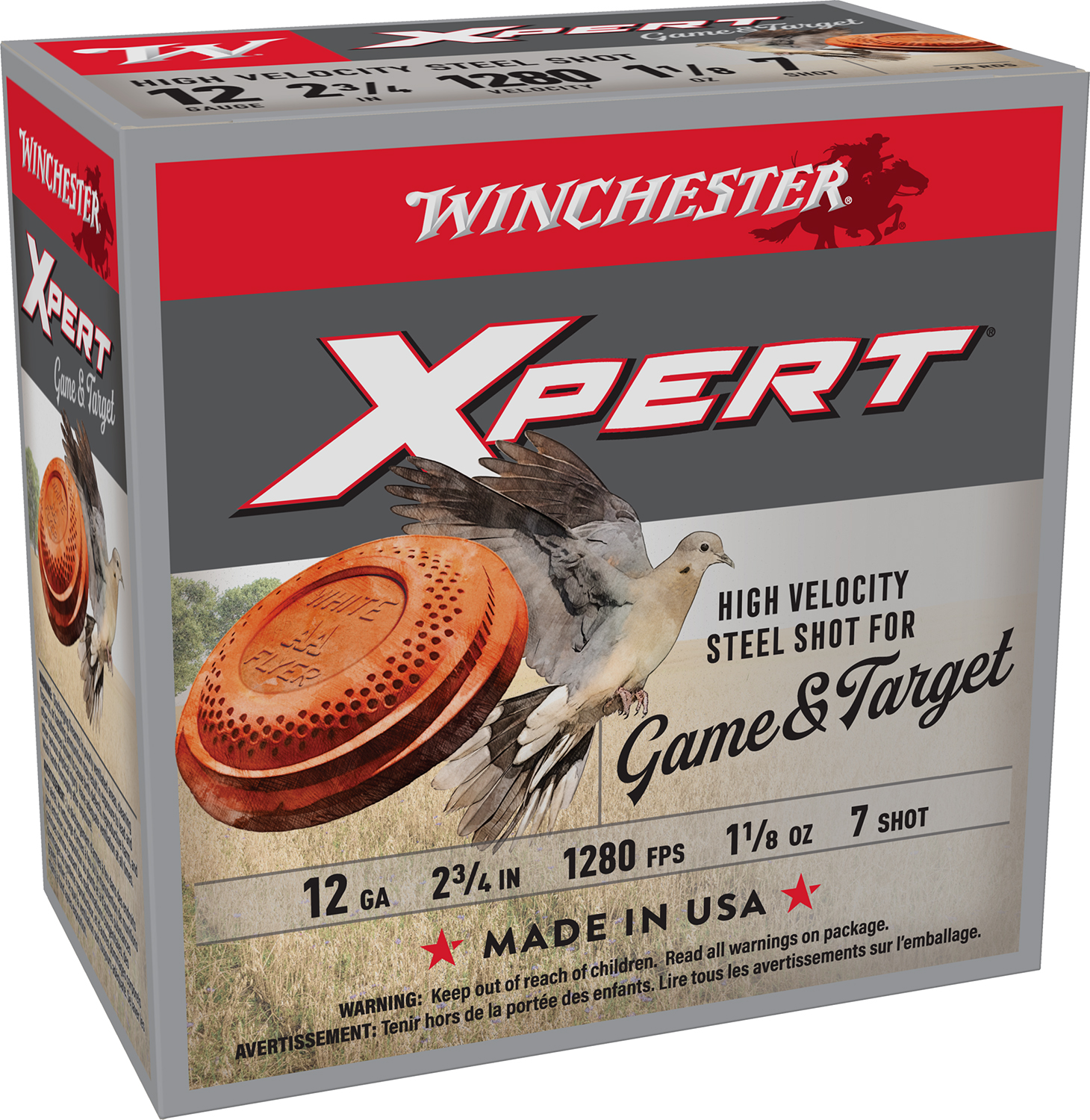 Winchester Ammo WE12GTH7 Super X Xpert High Velocity 12Gauge 2.75″ 1 1/8oz 7Shot 25 Per Box/10 Case
