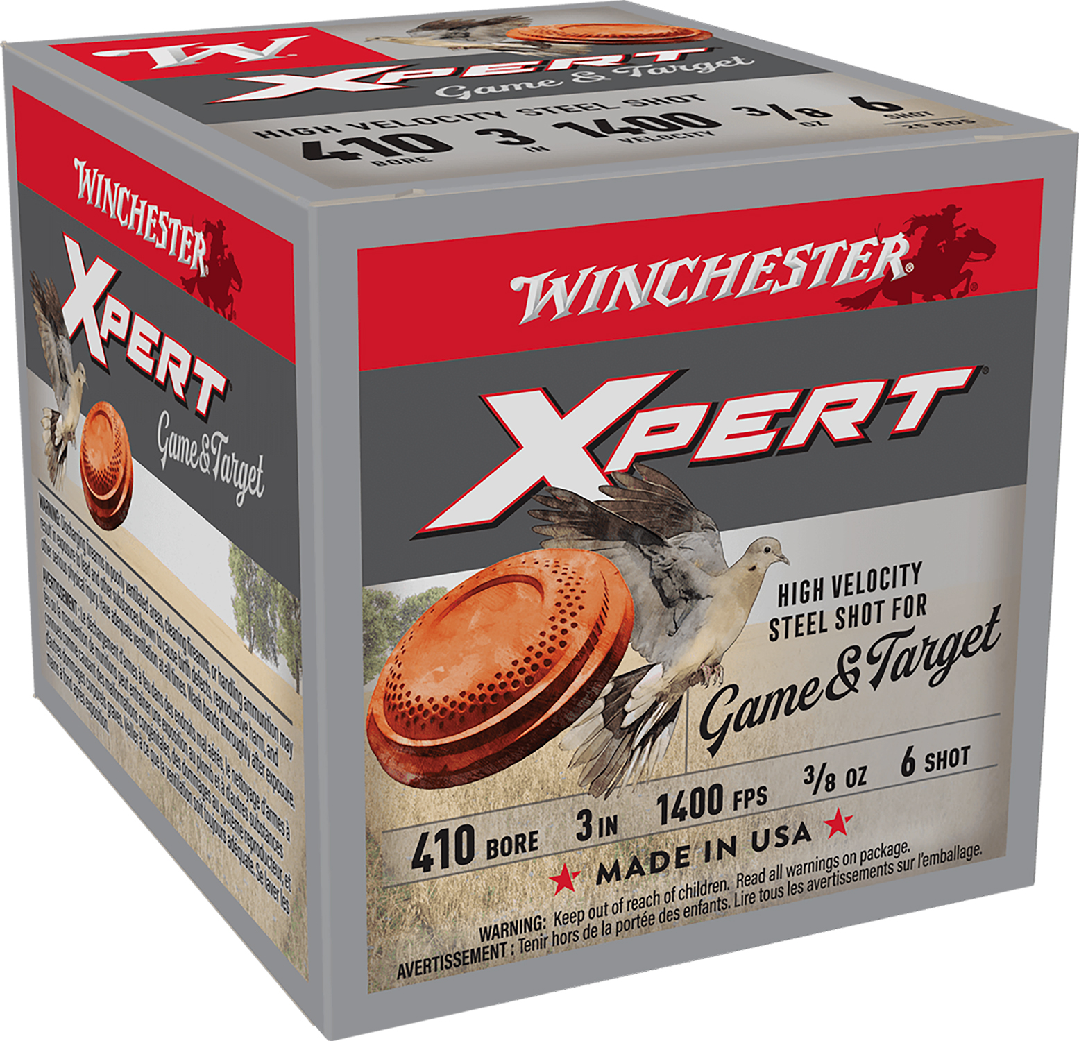 Winchester Ammo WE413GT6 Super X Xpert High Velocity 410Gauge 3″ 3/8oz 6Shot 25 Per Box/10 Case