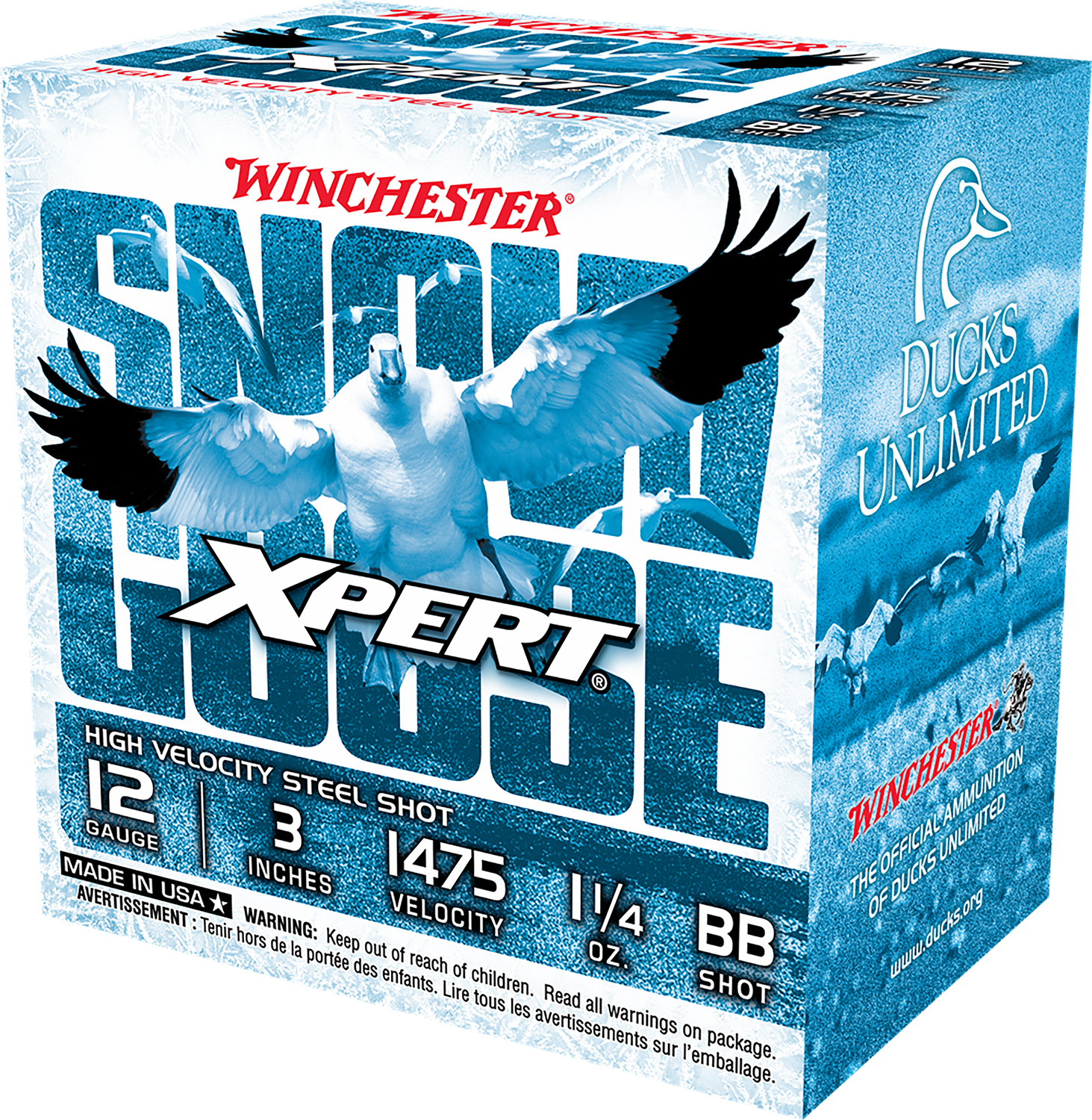 Winchester Ammo WXS123BB Xpert Snow Goose High Velocity 12Gauge 3″ 1 1/4oz BBShot 25 Per Box/10 Case