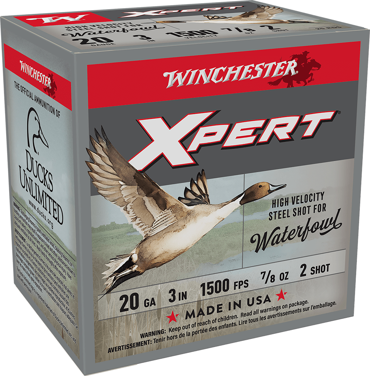 Winchester Ammo WEX2032 Super X Xpert High Velocity 20Gauge 3″ 7/8oz 2Shot 25 Per Box/10 Case
