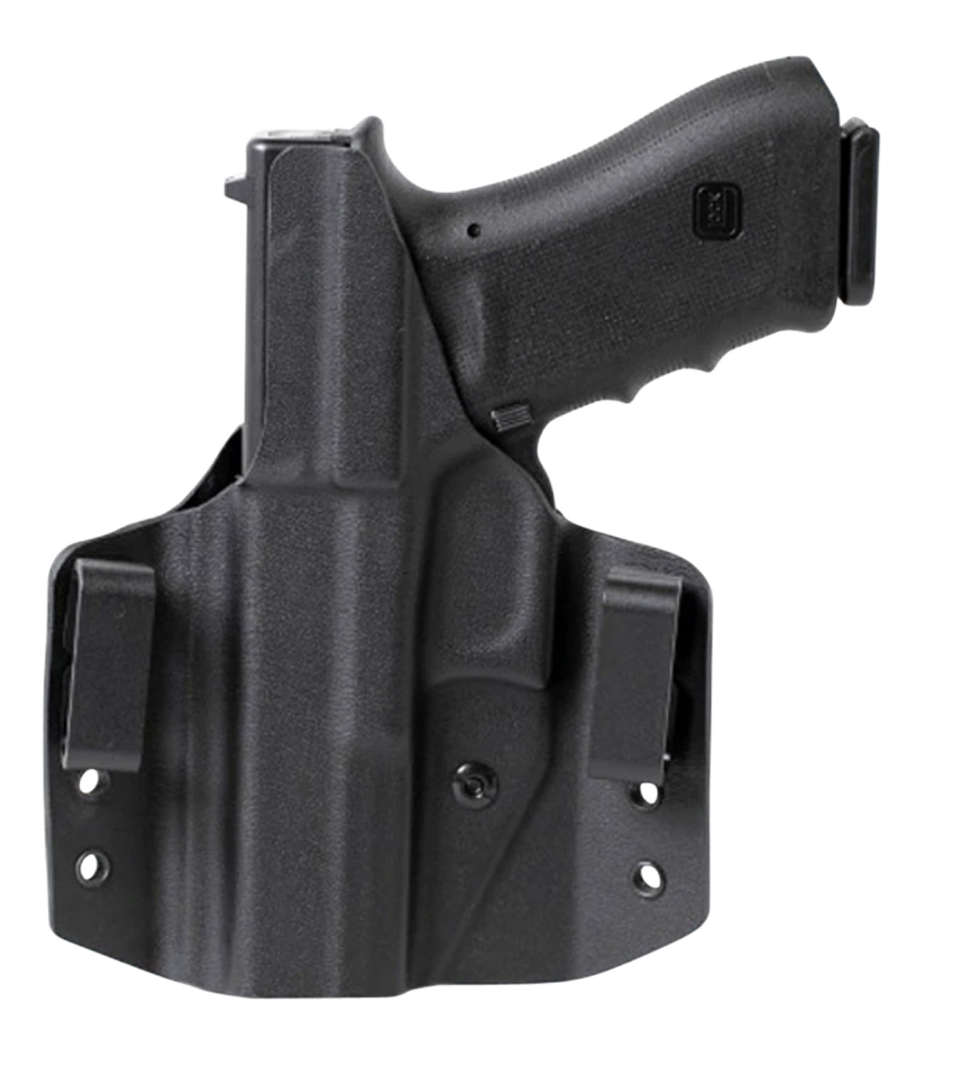 Uncle Mike’s 54CCW41BGR CCW Holster OWB Black Boltaron Belt Slide Fits Ruger SR/SR Compact Right Hand