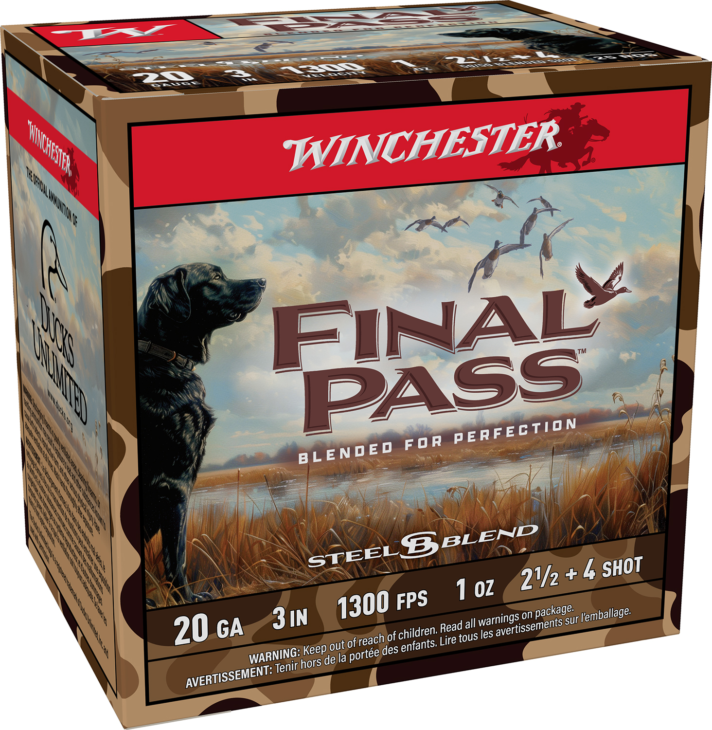 Winchester Ammo FP203254 Final Pass  20Gauge 3″ 1oz 2.5/4Shot 25 Per Box/10 Case
