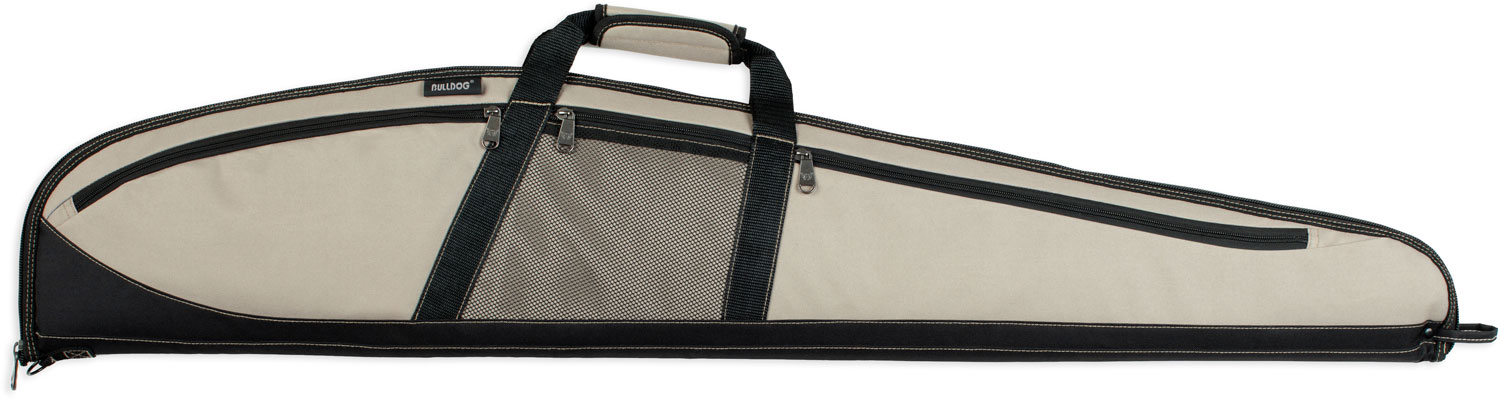 Bulldog BD220 Plus Rifle Case 48″ Taupe with Black Trim Water-Resistant Nylon