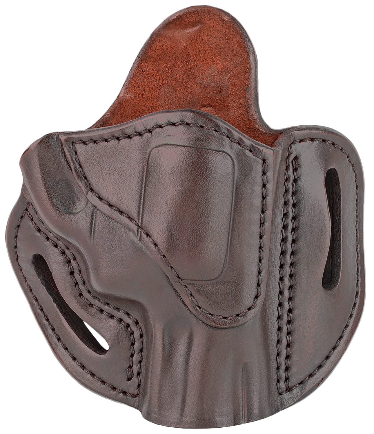 1791 Gunleather RVH2SSBRR RVH2S OWB Size 02S Signature Brown Leather Belt Slide Fits S&W K Frame Right Hand