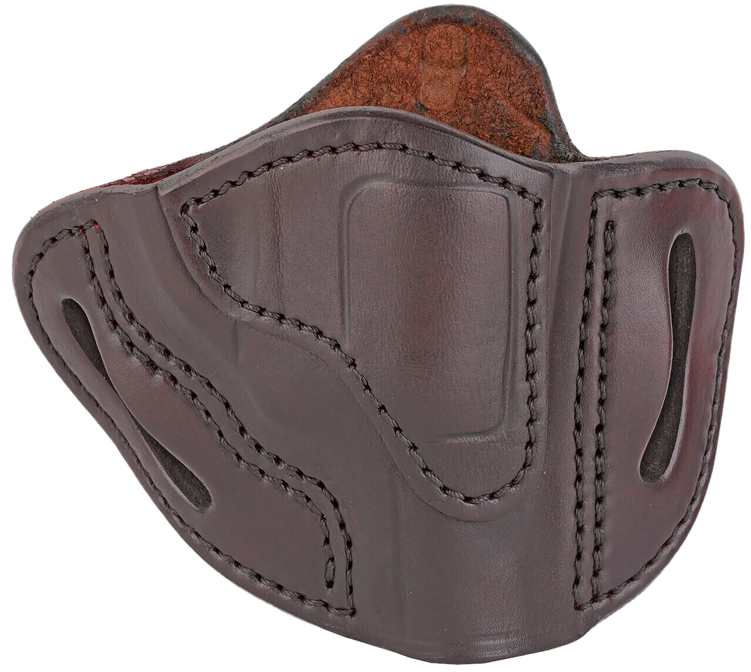1791 Gunleather RVH1SBRR RVH1 OWB Size 01 Signature Brown Leather Belt Slide Fits S&W J Frame/Ruger LCR/S&W 38 Belt Up to 1.75″ Wide Right Hand