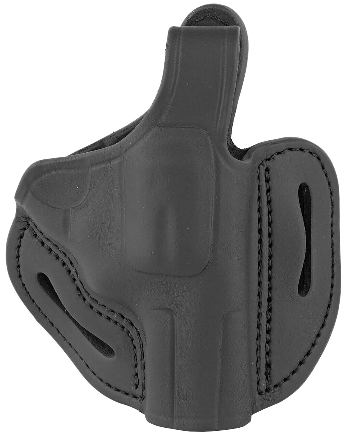 1791 Gunleather RVHX2SSBLR RVHX-2S OWB Size 02S Stealth Black Leather Fits Up to 3″ Barrel, K/L-Frame, Belt Slide Right Hand