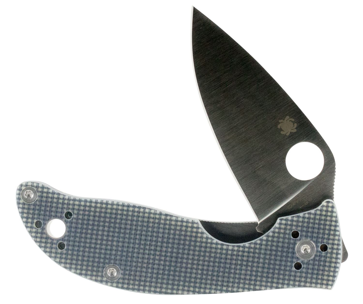 Spyderco C220GPGY Polestar  3.30″ Folding Drop Point Plain CTS BD1 SS Blade Gray G10 Handle Includes Pocket Clip