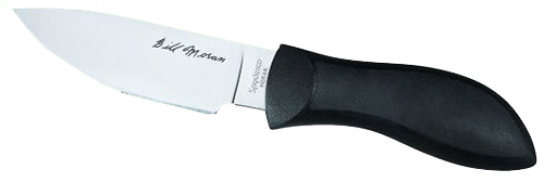 Spyderco FB02P Moran 3.88″ Fixed Drop Point Plain Satin VG-10 SS Blade/Black FRN Handle Includes Sheath w/G-Clip