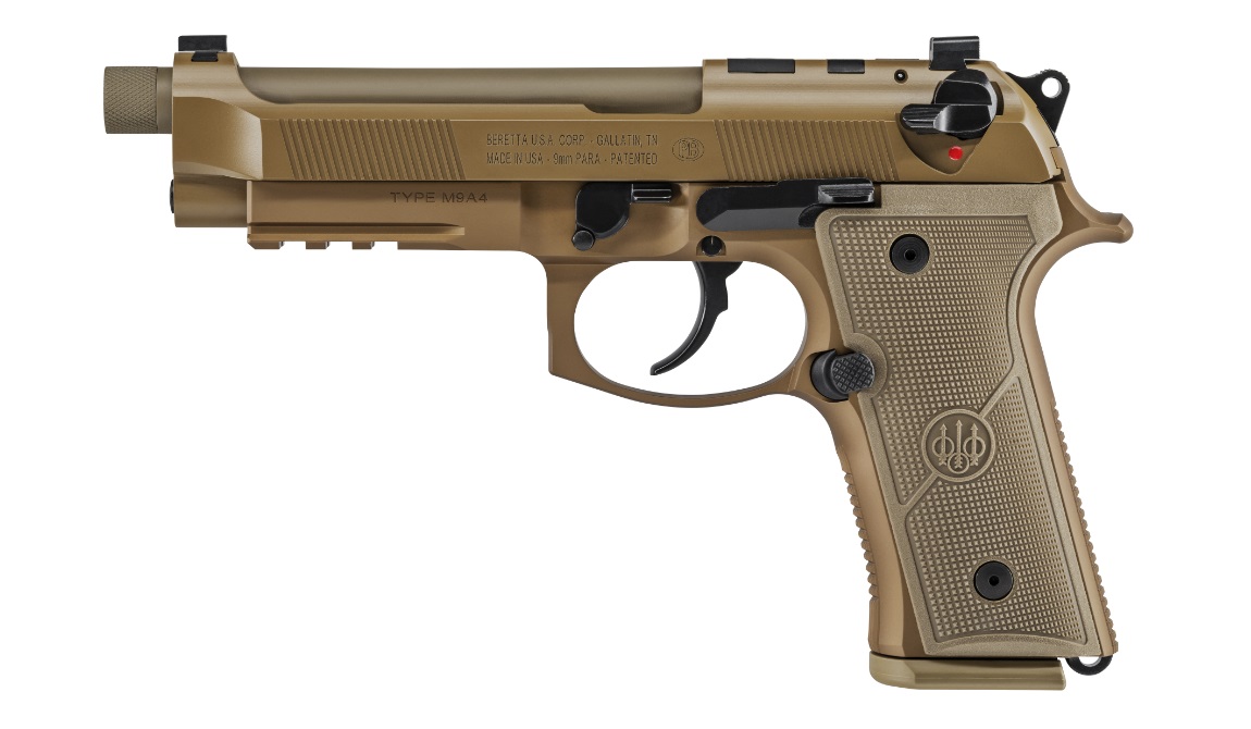 BERETTA M9A4 GR 9MM FDE 5″ 15+1 TB