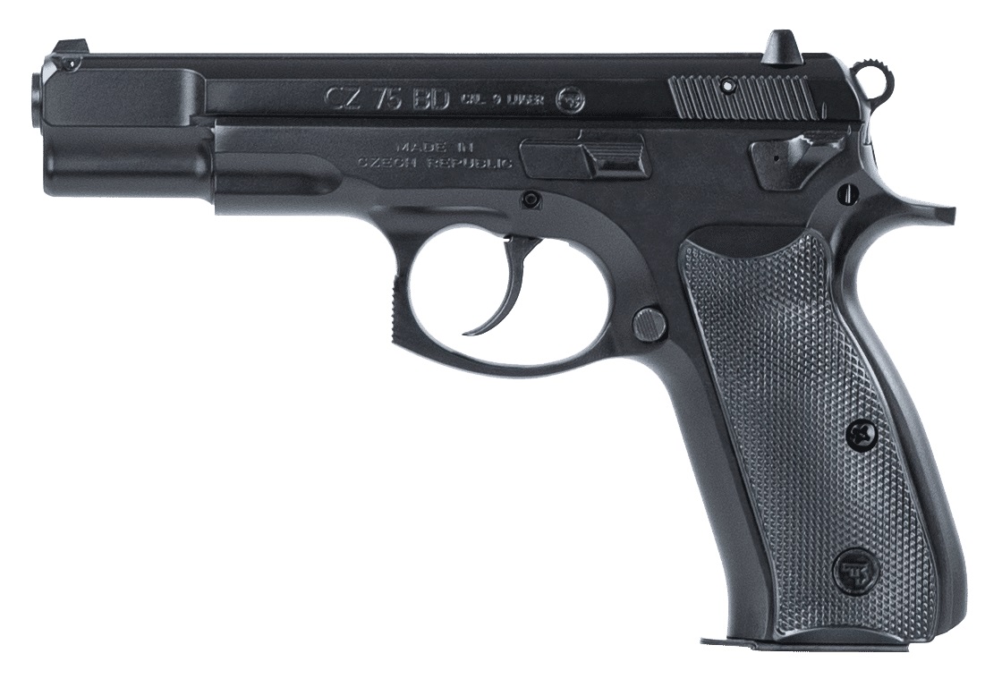 CZ 75BD 9MM BLACK 4.6″ 10+1 FS