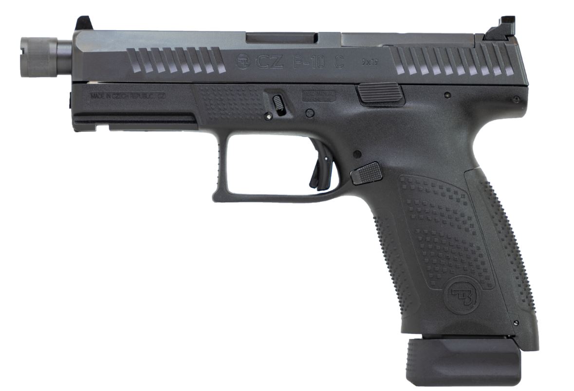 CZ P-10 C 9MM BLK 17+1 4″ OR SR