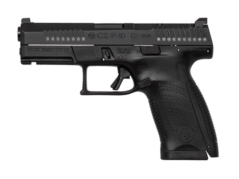 CZ P-10 C 9MM BLACK 15+1 4″ OR