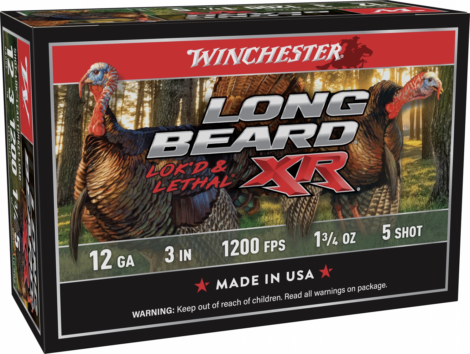 WIN STLB1235N 12G 3″ #5 LONGBEARD XR 1-3/4   10/10