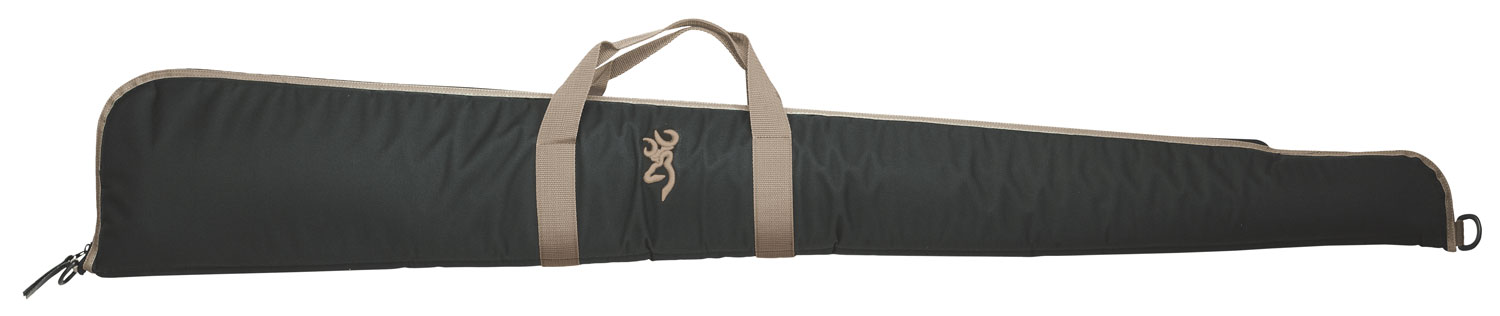 Browning 1410049152 Plainsman Shotgun Case Black/Tan 600D Polyester 52″