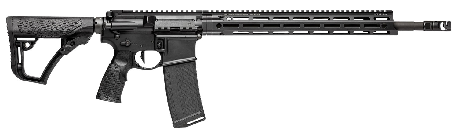 Daniel Defense 0212816541055 DDM4 V7 Pro *CA Compliant 5.56x45mm NATO 18″ 10+1 Black Hard Coat Anodized 6 Position w/SoftTouch Overmolding Stock