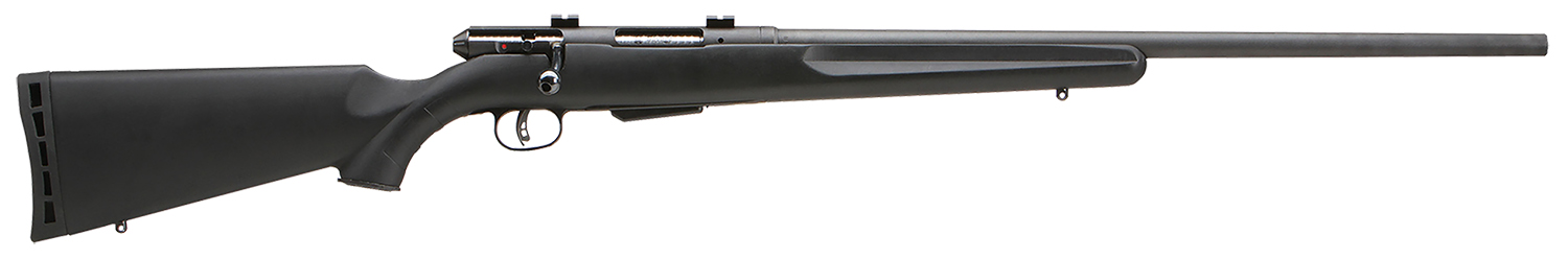 Savage Arms 19155 25 Walking Varminter Full Size 223 Rem 4+1 22″ Matte Black Heavy Barrel, Matte Black Carbon Steel Receiver Drilled & Tapped, Matte Black Fixed Varmint Synthetic Stock, Right Hand