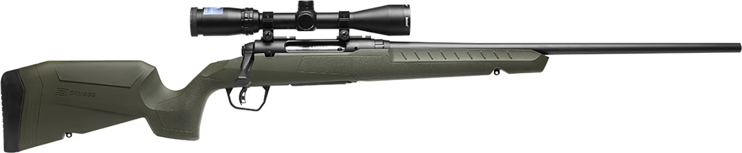 Savage Arms 32156 Axis 2 XP Combo Full Size 400 Legend 4+1 20″ Black Sporter Barrel, Black Carbon Steel Receiver Drilled & Tapped, OD Green Fixed Synthetic Stock, Weaver 3-9x40mm Scope, Right Hand