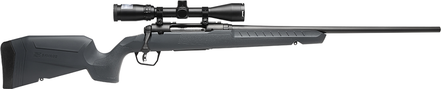 Savage Arms 32174 Axis 2 XP Combo Full Size 6.5 Creedmoor 4+1 22″ Black Sporter Barrel, Black Carbon Steel Receiver Drilled & Tapped, Gray Fixed Synthetic Stock, Weaver 3-9x40mm Scope, Right Hand
