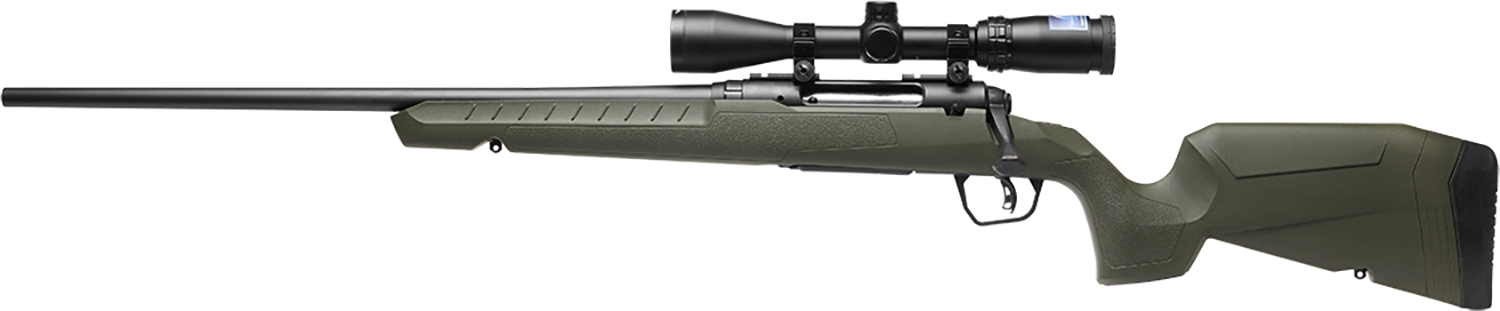 Savage Arms 32192 Axis 2 XP Combo 30-06 Springfield 4+1 22″ Black Sporter Barrel, Black Drilled & Tapped Steel Receiver, Fixed OD Green Synthetic Stock, Left Hand, Boresighted 3-9x40mm