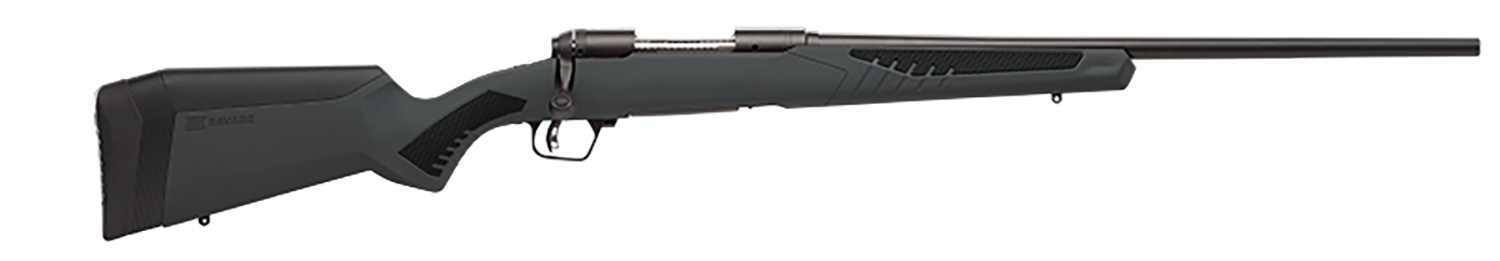 Savage Arms 57061 110 Hunter Full Size 223 Rem 4+1 22″ Matte Black Button-Rifled Barrel, Matte Black Drilled & Tapped Carbon Steel Receiver, Adj AccuStock Matte Gray Synthetic Stock, Right Hand