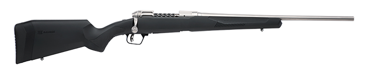 Savage Arms 57075 110 Lightweight Storm 6.5 Creedmoor 4+1 20″, Matte Stainless Metal, Black Synthetic Stock