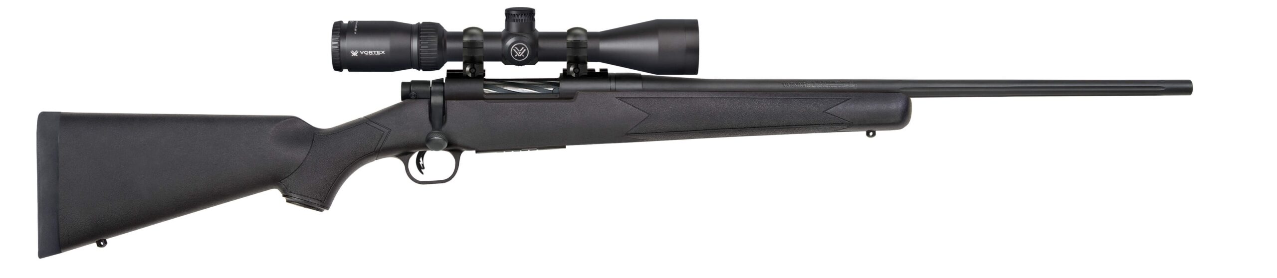 MOSSBERG PATRIOT 243WIN BL/SYN 22″ PKG