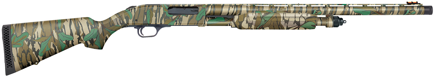 Mossberg 62232 835 Ulti-Mag Full Size 12 Gauge Pump 3.50″ 5+1 24″ Mossy Oak Greenleaf Vent Rib Barrel & Optic Ready Receiver, Oak Greenleaf Synthetic Stock, Right Hand