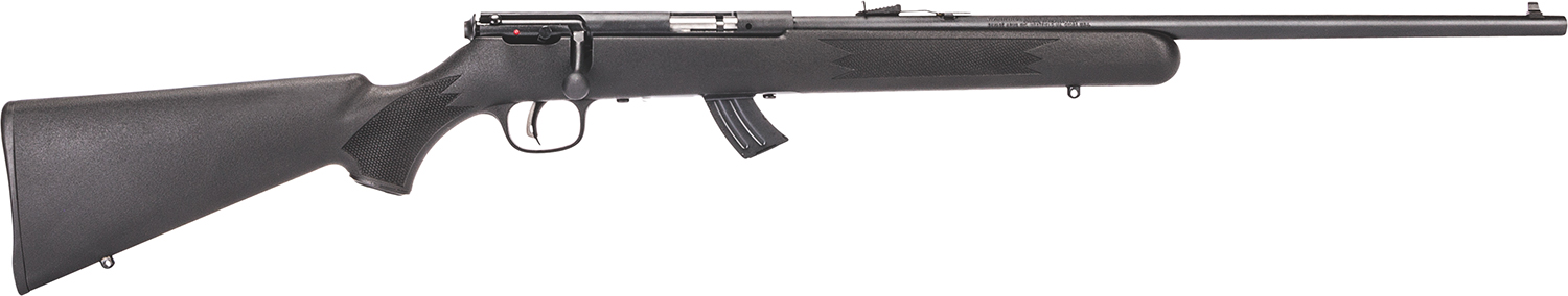Savage Arms 26700 Mark II F Full Size 22 LR 10+1 21″ Matte Black Button Rifled Barrel, Matte Black Drilled & Tapped Carbon Steel Receiver, Matte Black Fixed Sporter Synthetic Stock, Right Hand