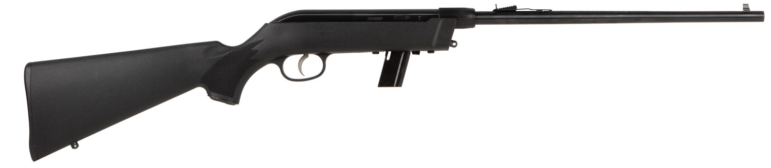 Savage Arms 40210 64 Takedown Full Size 22 LR 10+1 16.50″ Black Satin Sporter Barrel, Satin Black Drilled & Tapped Carbon Steel Receiver, Matte Black Fixed Synthetic Stock, Left Hand