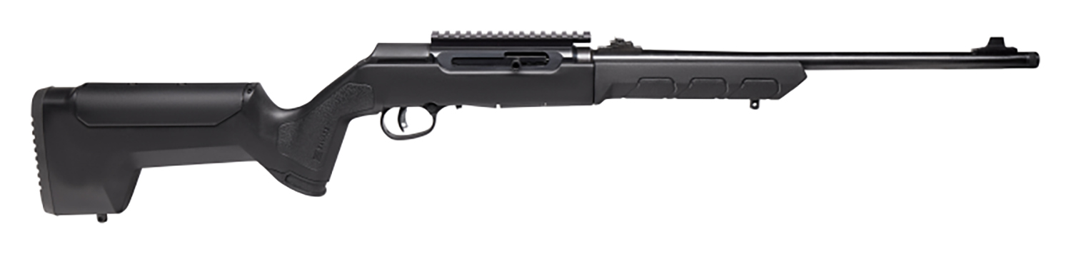 Savage Arms 47260 A22 Takedown Full Size 22 LR 10+1 18″ High Luster Button Rifled Barrel, High Luster Drilled & Tapped Carbon Steel Receiver, Black Takedown Synthetic Stock, Right Hand