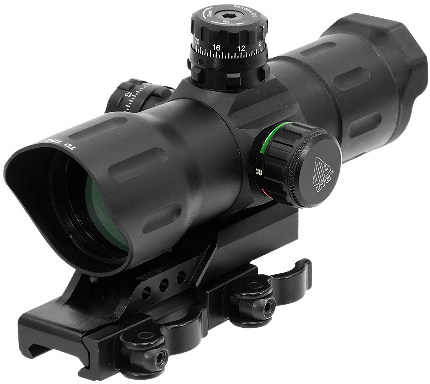 UTG SCPTDTDQ ITA  6″ Tube Red/Green T-Dot Reticle