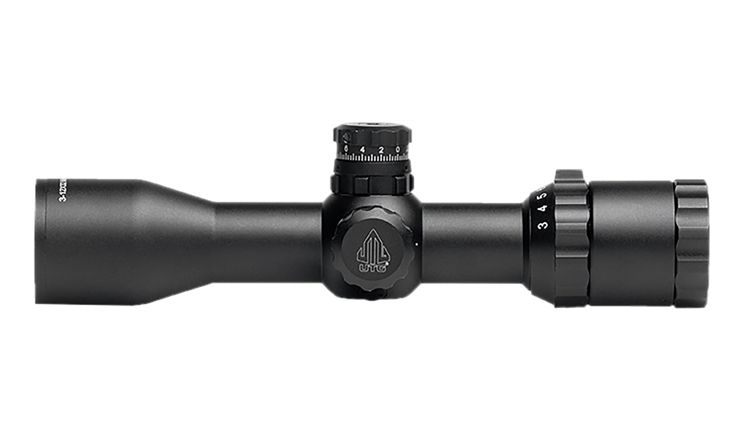 UTG SCPM312AOWQ Bug Buster  3-12x 32mm 1″ Tube Mil-Dot Reticle
