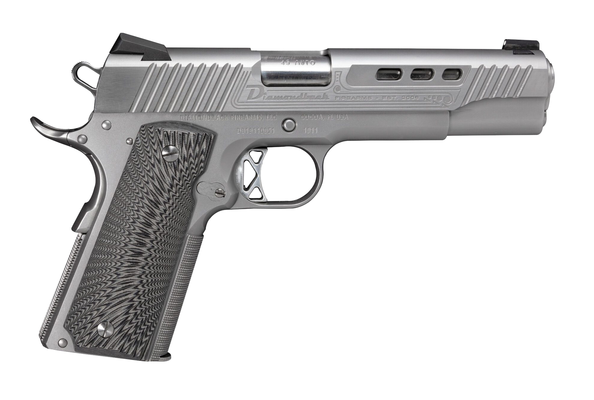 DIAMONDBACK FIREARMS DB1911 45ACP S/S 5″ 8+1