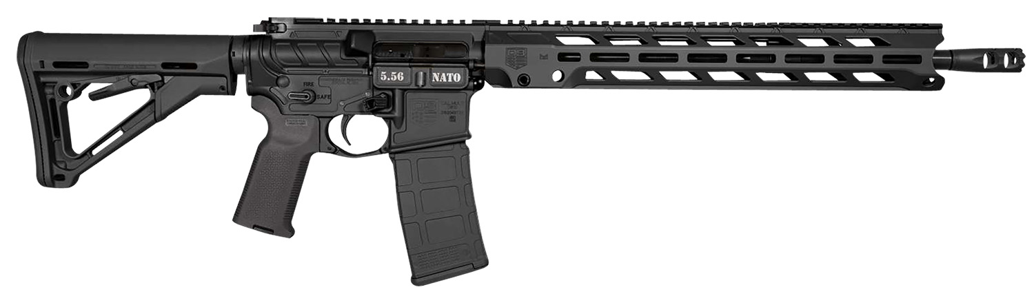Diamondback DB1784K001 DB15 5.56x45mm NATO 30+1 16″, Black, 15″ M-Lok Anti-Rotation Handguard, Magpul CTR Stock & K2 Grip, Obsidian Muzzle Brake, Ambi Safety