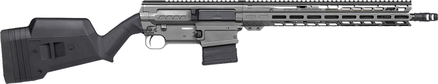 CMMG 38A530CTNG Dissent BR3 308 Win 10+1 16.10″ Black Nitride Threaded Barrel, Tungsten Cerakote Aluminum Receiver w/Picatinny Rail, M-LOK Handguard, Magpul SGA Black Polymer Stock, Ambidextrous