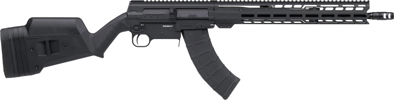 CMMG 86A950AAB Dissent BR47 7.62x39mm 10+1 16.10″ Black Nitride Threaded Barrel, Black Armor Cerakote Aluminum Receiver w/Picatinny Rail, M-LOK Handguard, Magpul SGA Black Polymer Stock, Ambidextrous