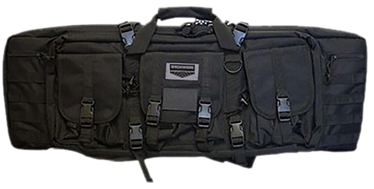 Birchwood Casey RBG36 Single Gun Case  36″ Black 600D Polyester w/ Padded Straps/3 Large Storage Pockets & Dual Zippered Storage