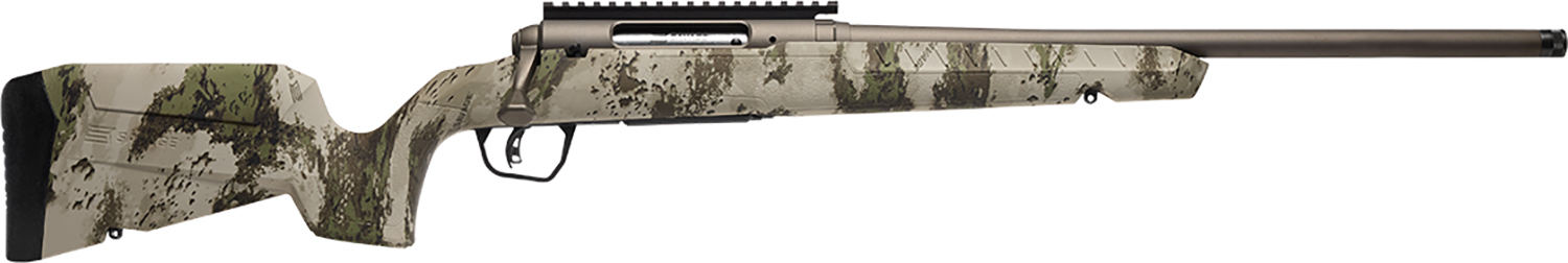 Savage Arms 32307 Axis 2 Pro Compact 400 Legend 4+1 20″ Gun Metal Bronze Cerakote Heavy Threaded Barrel & Picatinny Rail Carbon Steel Receiver, Fixed Woodland Camo Synthetic Stock, Right Hand