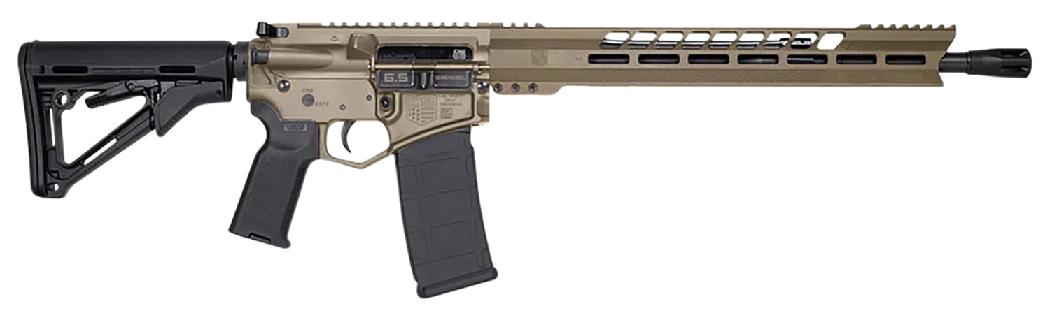 Diamondback DB1732N061 DB15 6.5 Grendel 18″ 5+1,28+1 Black Adjustable Magpul CTR Stock Black Magpul MOE K2 Grip with Black Gold Lower 15″ M-Lok Flat Dark Earth