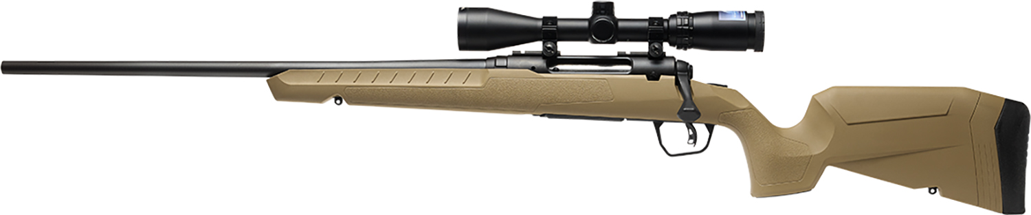 Savage Arms 32200 Axis 2 XP Combo 400 Legend 4+1 22″ Black Sporter Barrel, Black Drilled & Tapped Steel Receiver, Fixed Flat Dark Earth Synthetic Stock, Left Hand, Boresighted 3-9×40