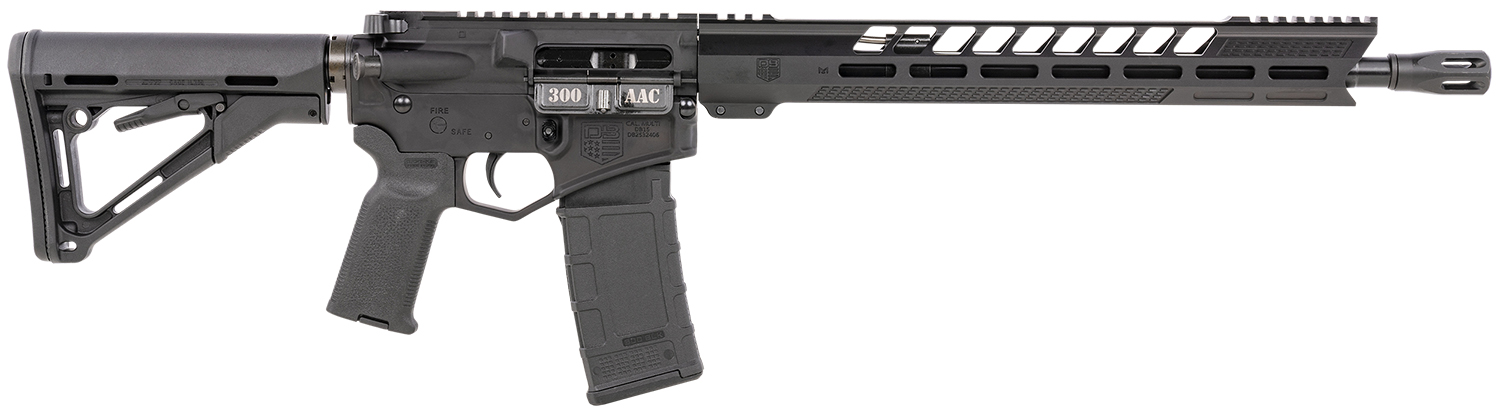 Diamondback DB1731B001 DB15 300 Blackout 30+1 16″ Nitride Treated Heavy Barrel w/DBSB-IV Flash Hider, A3 Flattop Upper/Diamondback Black Gold Lower, 15″ M-LOK Handguard, Magpul CTR Stock & K2 Grip