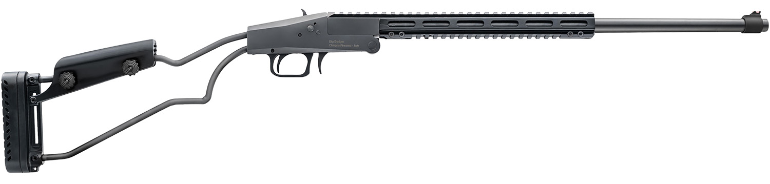 Chiappa Firearms 500273 Big Badger 410 3″ 1rd 20″, Blued, M-LOK/Picatinny Handgaurd, Wire Stock with Adj. Comb, Fiber Optic Sight