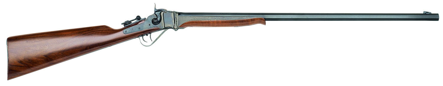 Chiappa Firearms 920192 Little Sharps 22 Hornet 1rd, 26″ Blued Octagon Barrel, Color Case Hardened Metal Finish, Oiled Walnut Stock & Forend
