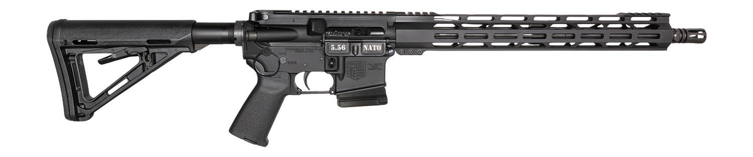 Diamondback DB1790K005 DB15 *CA Compliant 5.56 NATO 10+1 16″ Black Nitride Barrel, Black Hardcoat Anodize Aluminum Receiver w/Picatinny Rail, M-LOK Handguard, Magpul MOE Polymer Brace & Magpul Black G