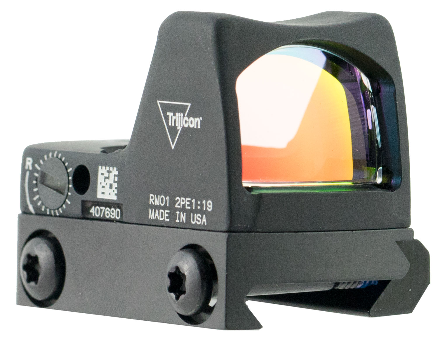 Trijicon 700601 RMR Type 2 Matte Black 1 X 0.89″ x 0.67″ 3.25 MOA Red Dot with Picatinny Mount