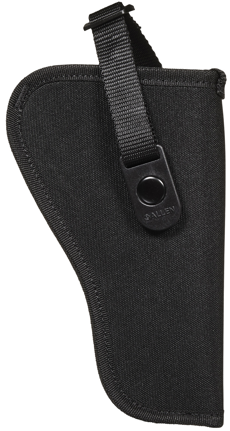 Allen 44802 Cortez  Size 02 OWB Style Black Polyester, Adjustable Strap & Belt Loop Mount Type fits 3-4″ Barrel Medium-Large DA Revolver Right Hand