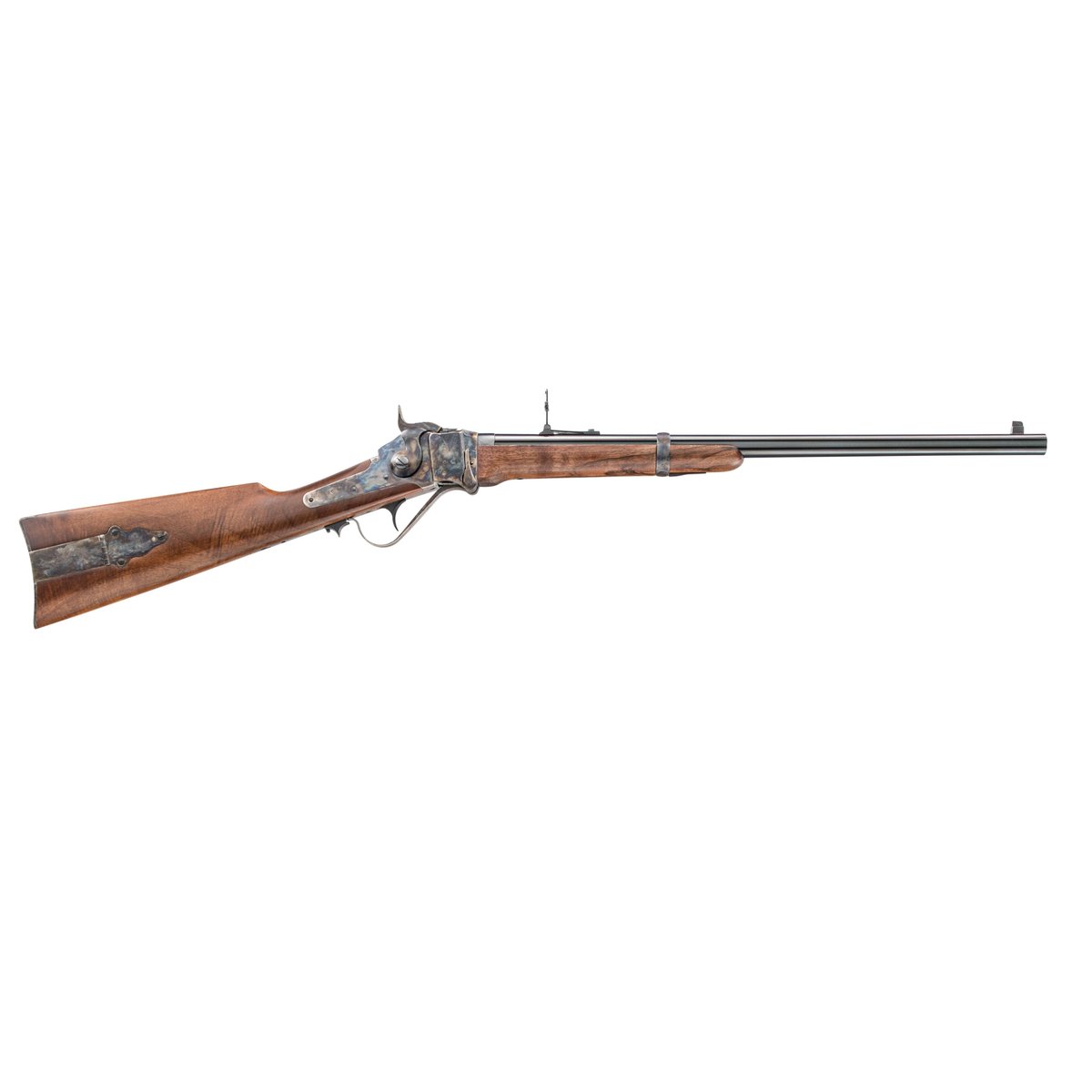 Chiappa 1874 Sharps Cavalry Rifle 45-70 Govt Single Shot 22″ Barrel Color Case Receiver Walnut Stock