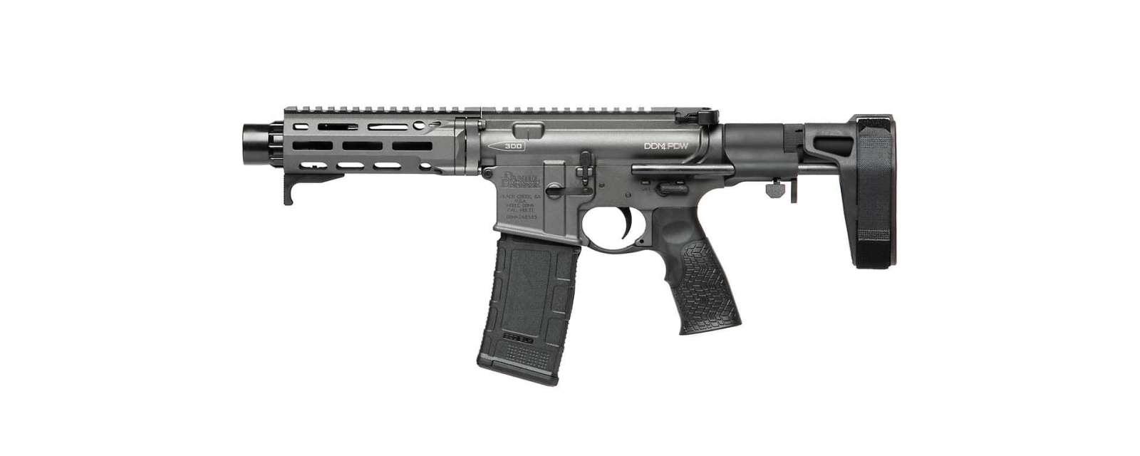 DANIEL DEFENSE DDM4 PDW 300 BO Pistol 7″ Cobalt CQB Brace 1-30RD MAG