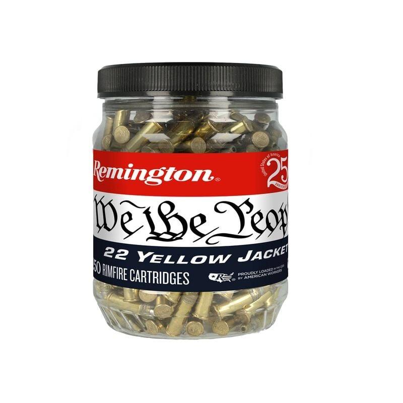 Remington “We the People” Rimfire Ammunition .22 LR 33gr HP 1500 fps 250/ct Jar